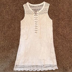 ✨Miss Me Brand✨ White Lace Dress